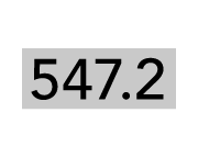 計数表示がデジタルで、数字が継ぎ目のない7セグ以外の書体で表示されているメーターの画像